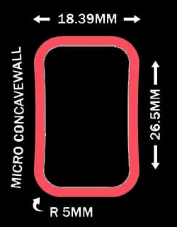 Junior shaft cross-section